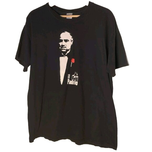 The Godfather Il Padrino T Shirt XL Black Vito Corleon Movie Graphic - Picture 1 of 11